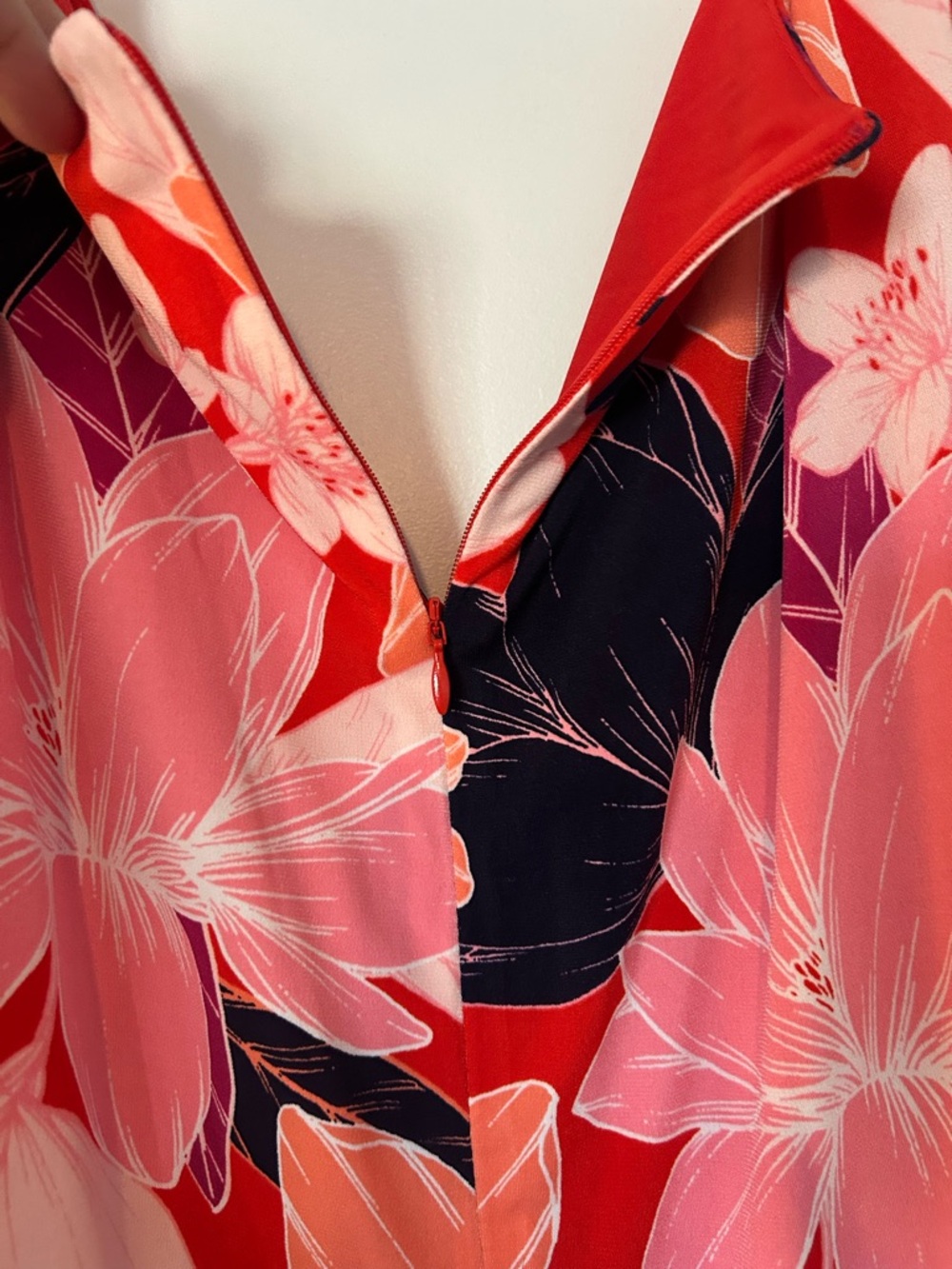 NWT Jessica Howard Size 24W Floral V-Neck Maxi Dress - Picture 8 of 8